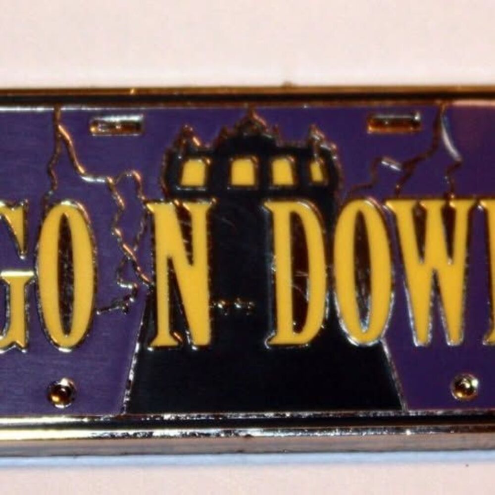 WDW - Attraction Vehicle License Plate Frame - GO N DOW